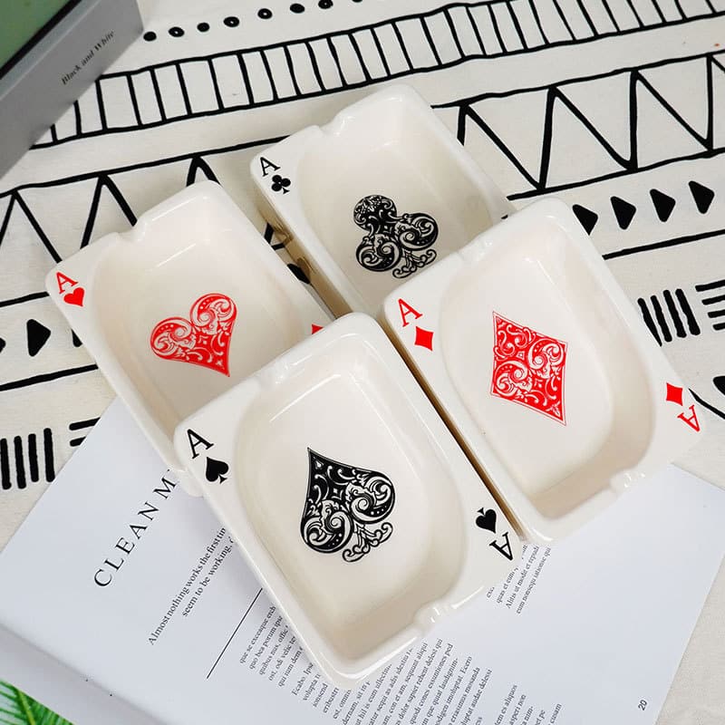 Poker Cards Ashtrays