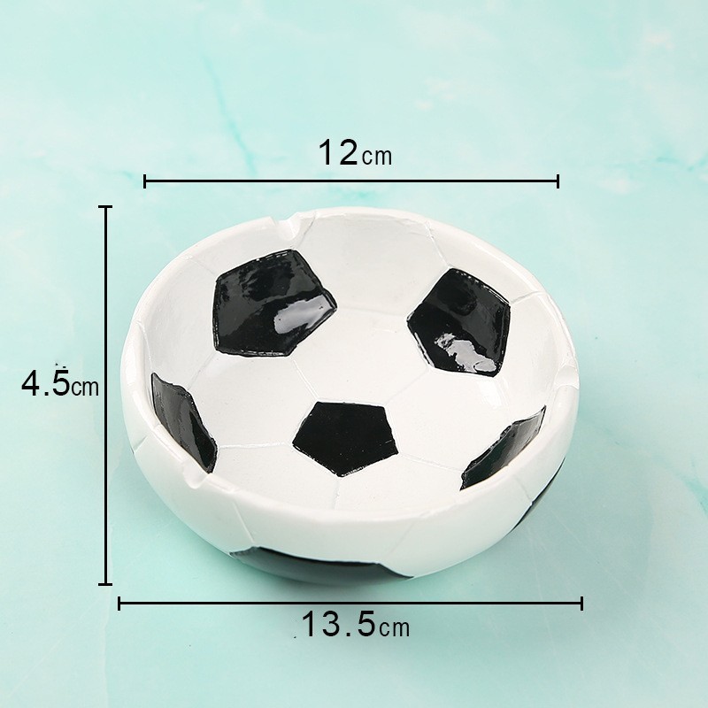 Resin Ashtray Cool Soccer Football Home Decor