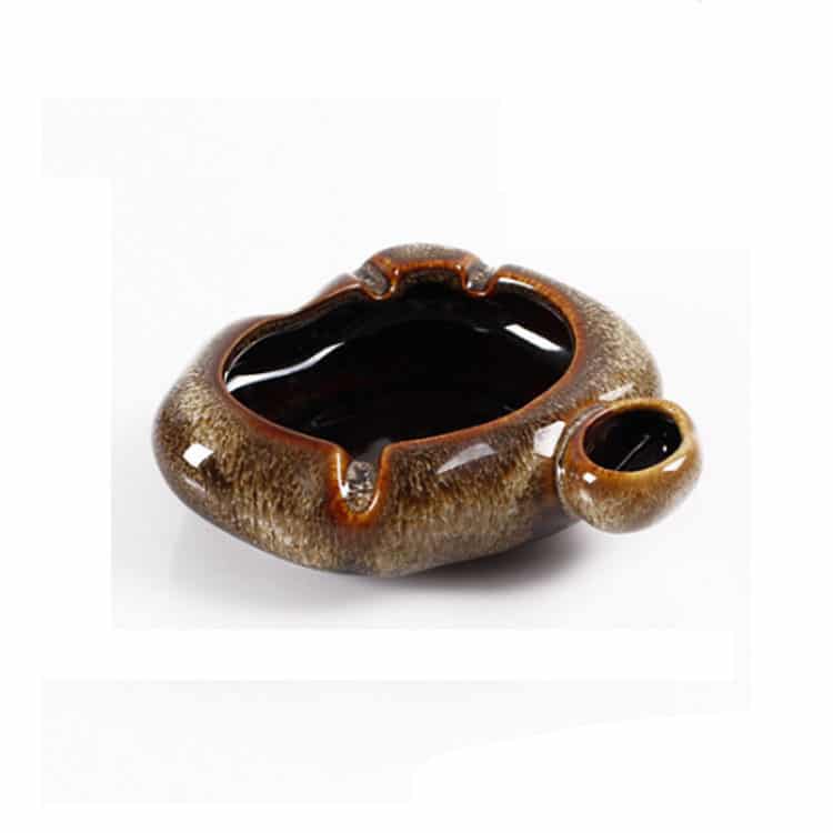 Retro Ceramic Tortoise Shaped Ashtray