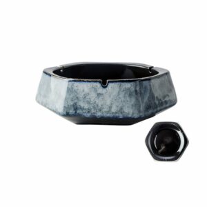 Beautiful Ceramic Ashtray - Extra Large - 8.1 Inch Diameter (21 cm)