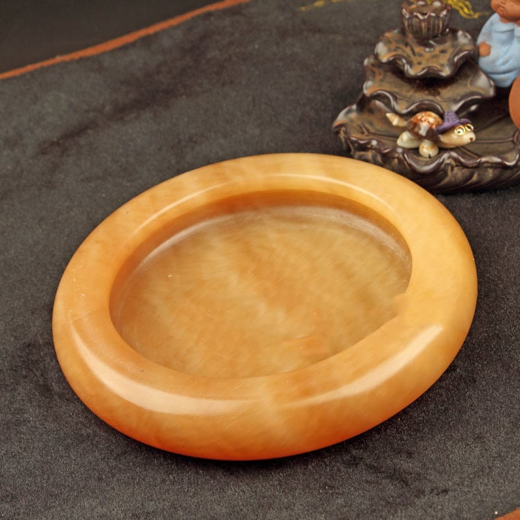 Simple Jade Ashtray Large