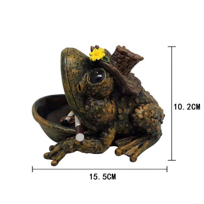 Size Of Frog Ashtray