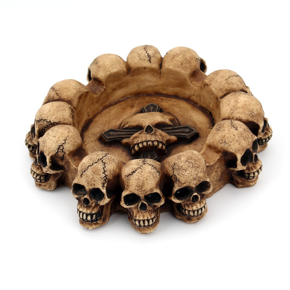 Skulls Ashtray from the front