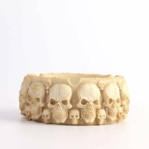Skulls Ashtray Resin- Large & Small Skulls