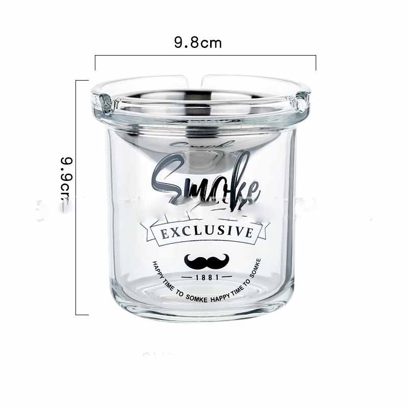 smokeless Ashtray With lid for outdoors