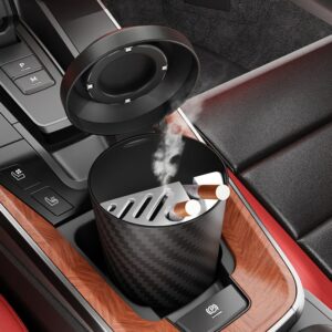 Elegant Car Ashtray - With Lid