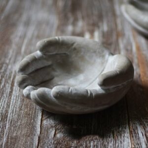 Hands Palms Ashtray - Decorative Stone Ashtray
