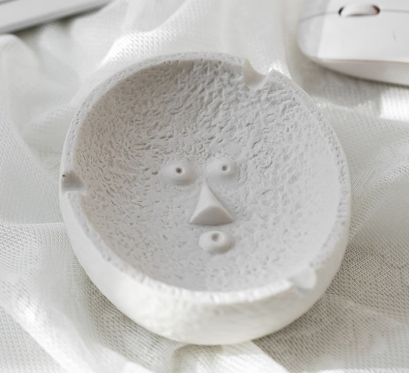 Stone Face Ceramic Ashtray product photo 2