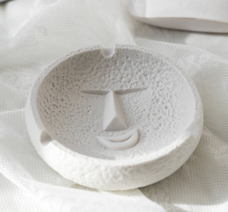 Stone Face Ceramic Ashtray product photo 4