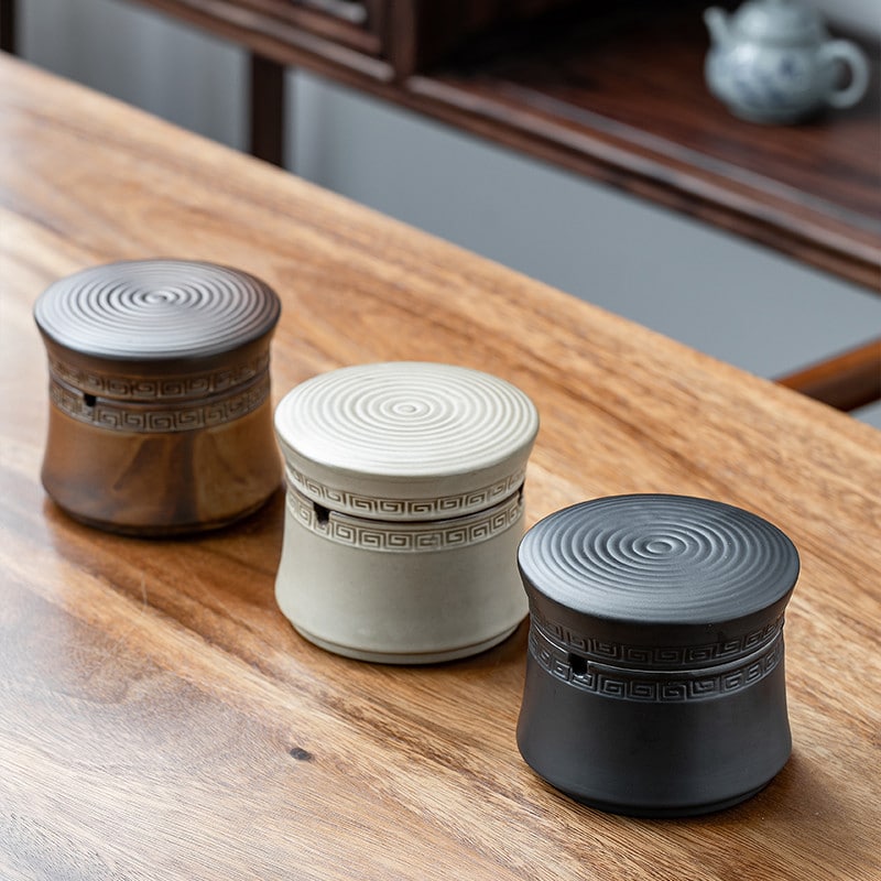 Three Cigarette Ashtrays For Outdoor