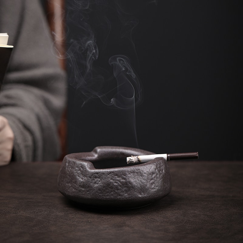 Three Cigarettes Japanese Ashtray