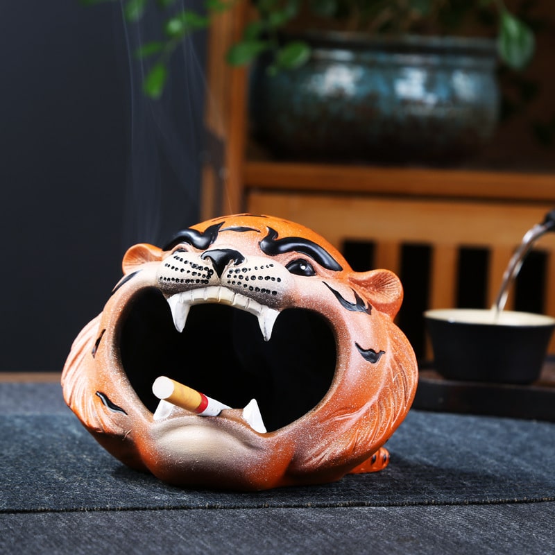 Tiger Cigarette Ashtray
