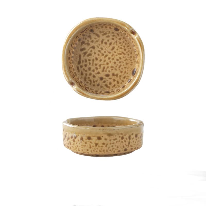 Tiger Skin Ceramic Ashtray