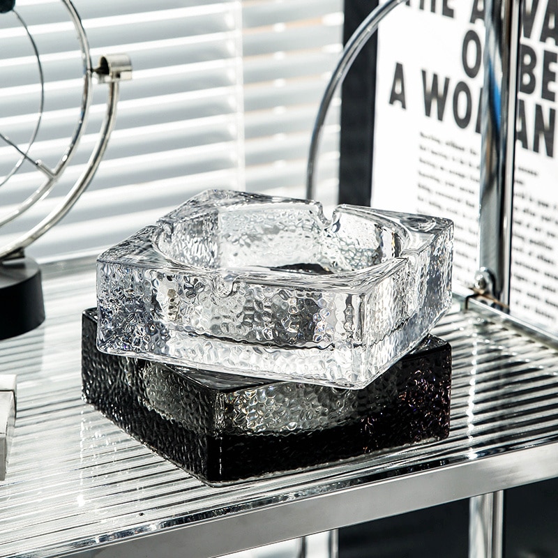 Transparent And Grey Version Of Ashtray