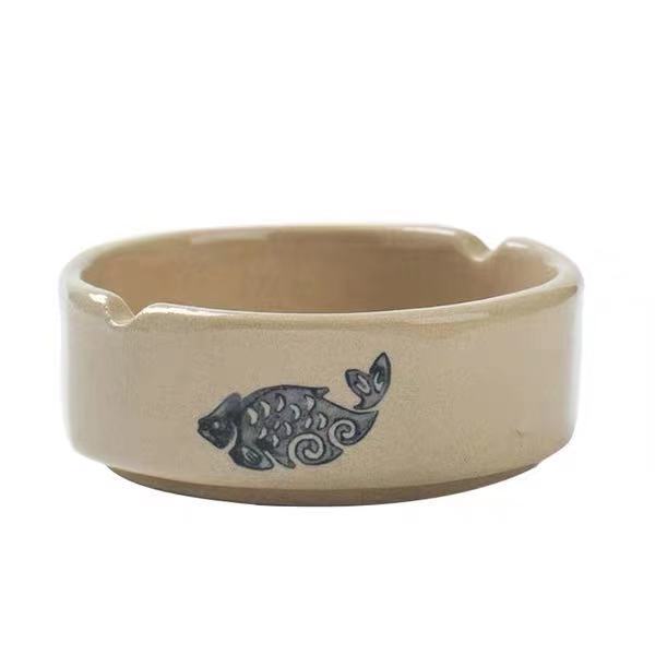 Vintage Style Ashtray For Garden Made From Ceramic