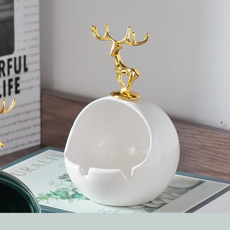 white deer ashtray