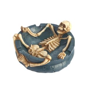 Skeleton Ashtray - Cool Skull Ash Tray (Resin)