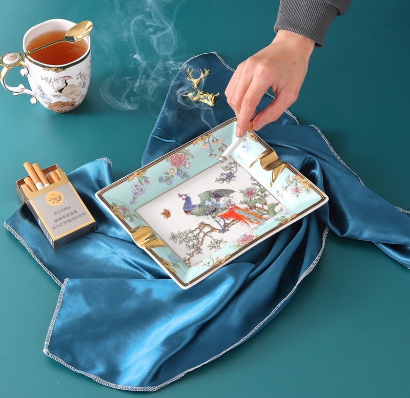 Cigar Ashtray Ceramic Extra Large