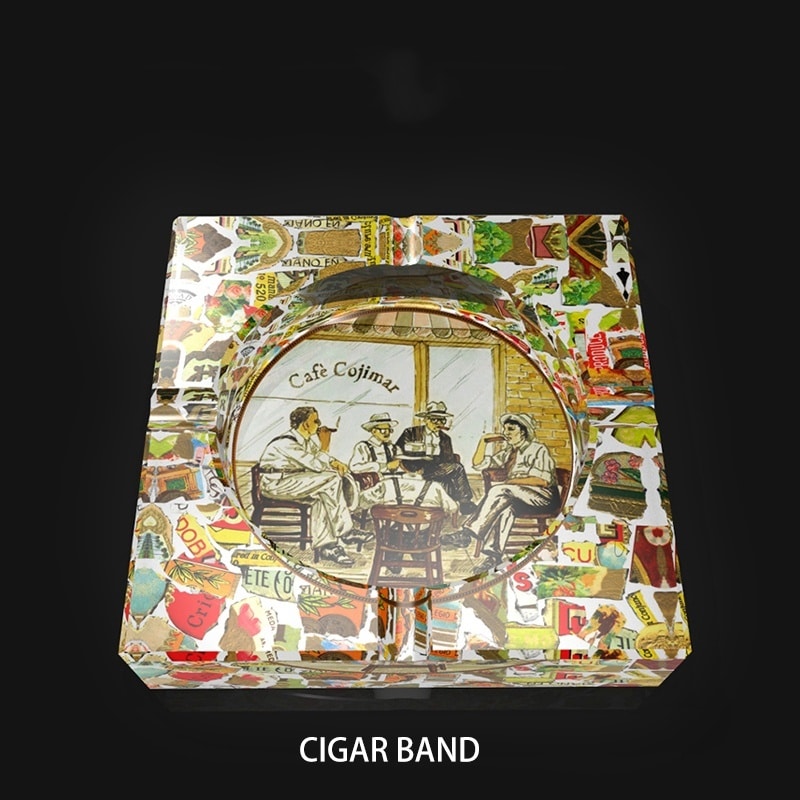 Cigar Glass Ashtray Cafe Illustration