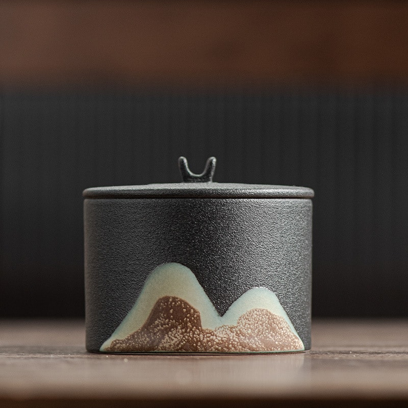 Cute Outdoor Ashtray With Lid Black Short