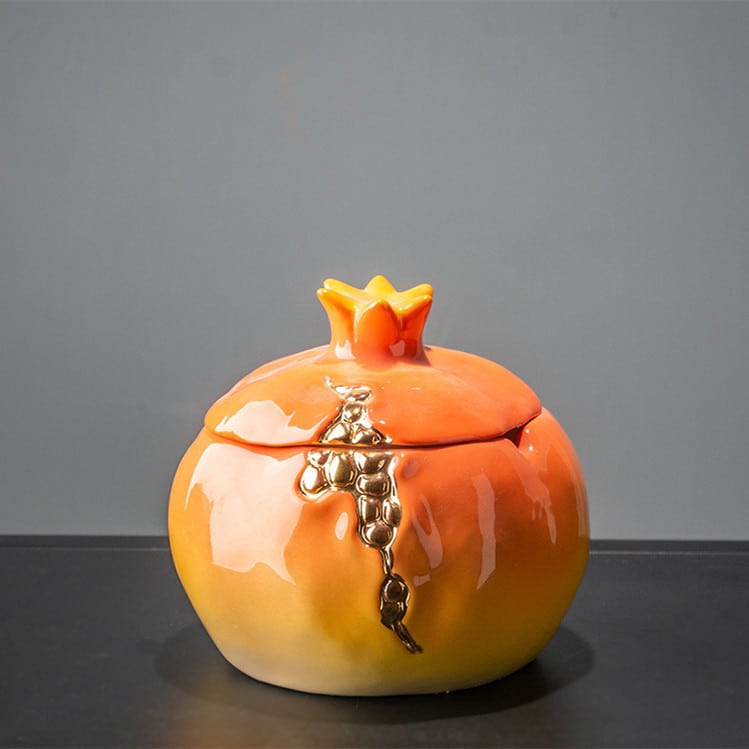 Cute Pomegranate Ashtray Ceramic Ash Tray