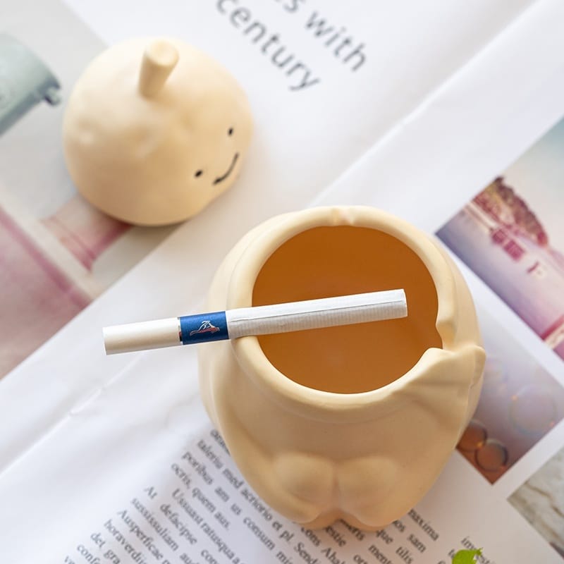 Lid Ashtray For Cigarette