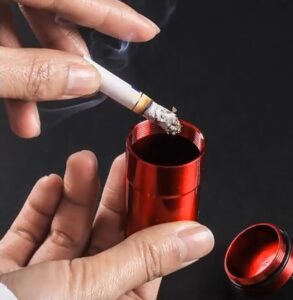 Cendrier de poche – Aluminium léger – 4 couleurs